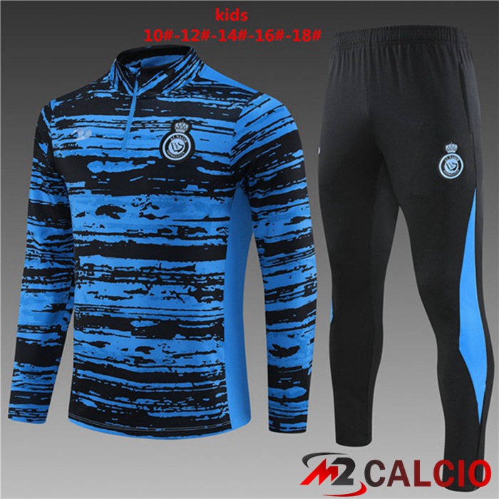 Insieme Tuta Calcio Al-Nassr FC Bambino Blu 2023/2024