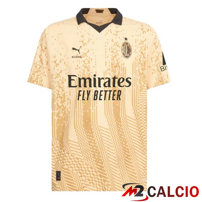 Maglie Calcio AC Milan Portiere Giallo 2022/2023