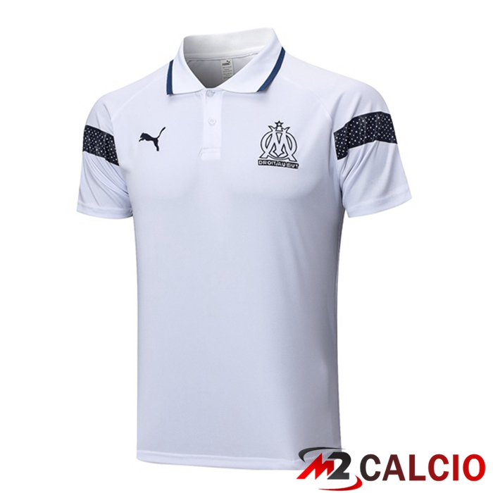 Maglia Polo Marsiglia OM Bianco 2023/2024