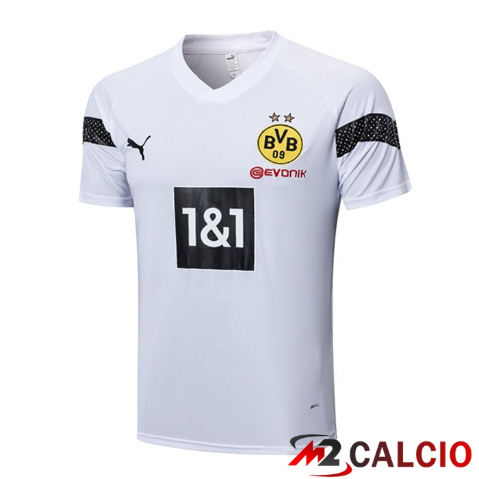 T Shirt Allenamento Dortmund BVB Bianco 2023/2024