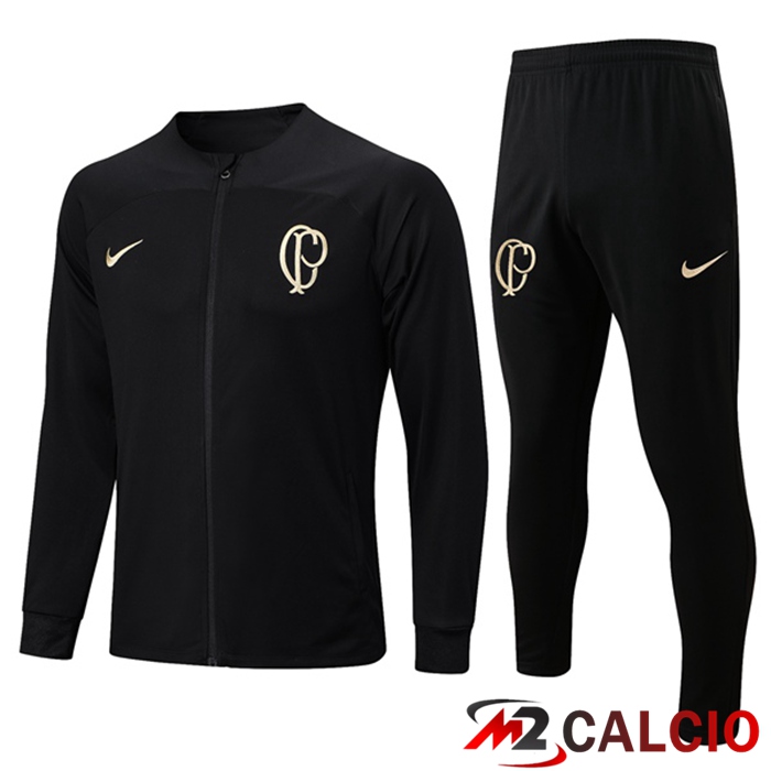 Insieme Tuta Calcio - Giacca Corinthians Nero 2023/2024