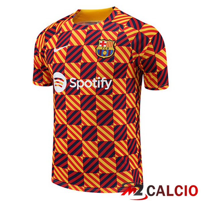 T Shirt Allenamento FC Barcellona Giallo 2023/2024