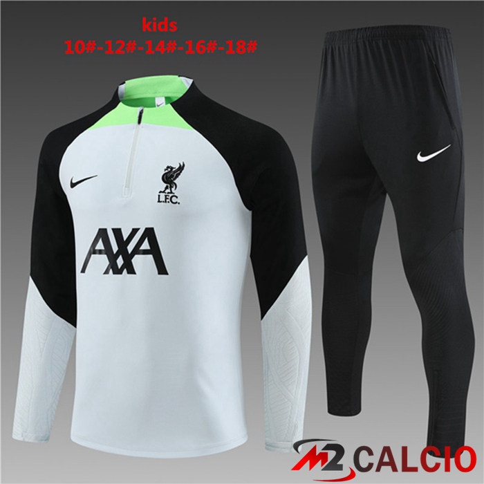 Insieme Tuta Calcio FC Liverpool Bambino Grigio 2023/2024