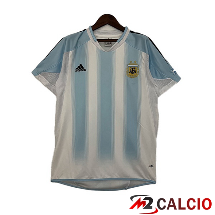 Maglie Calcio Argentina Retro Prima Blu Bianco 2004-2005