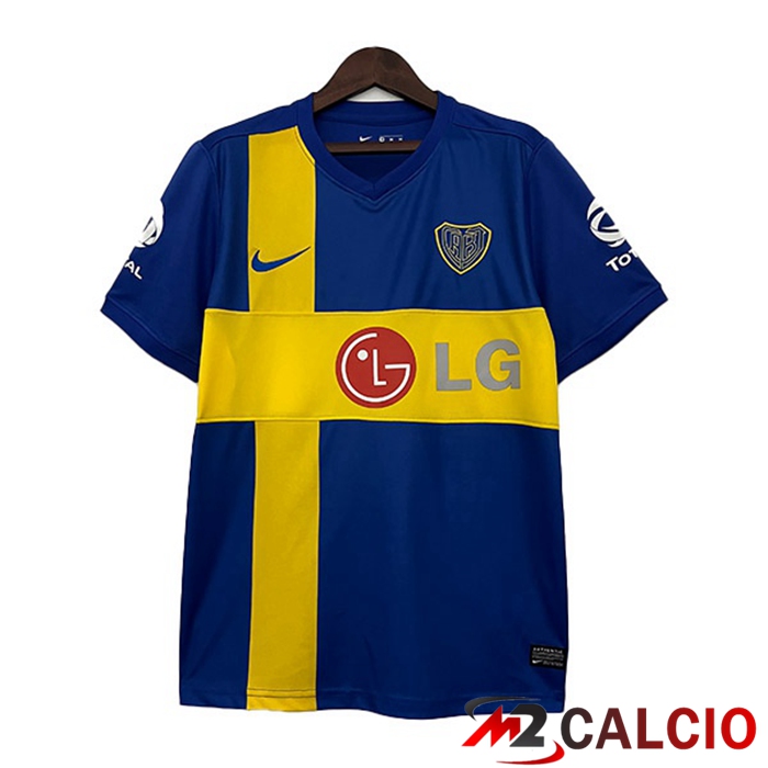 Maglie Calcio Boca Juniors Retro Edizione Speciale Blu Giallo 2009-2010