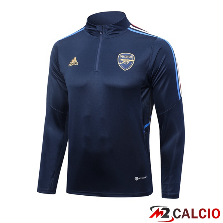 Felpa Allenamento Arsenal Blu Reale 2023/2024