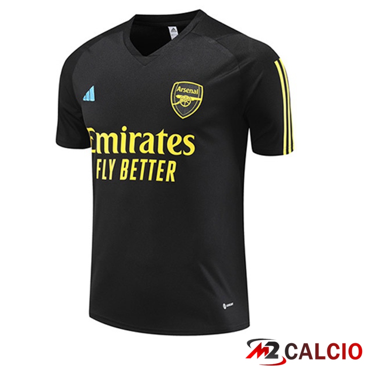 T Shirt Allenamento Arsenal Nero 2023/2024