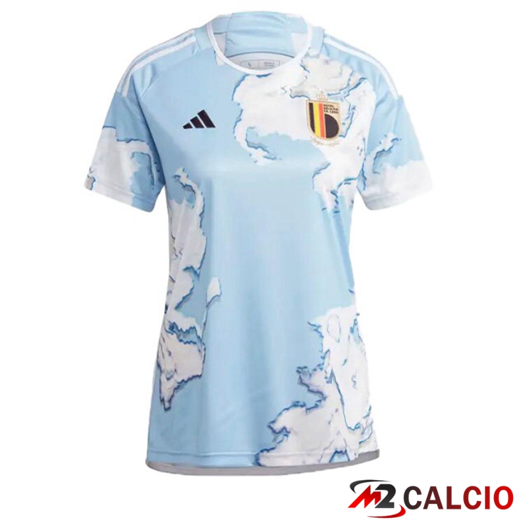 Maglie Calcio Belgio Donna Seconda Blu 2023/2024