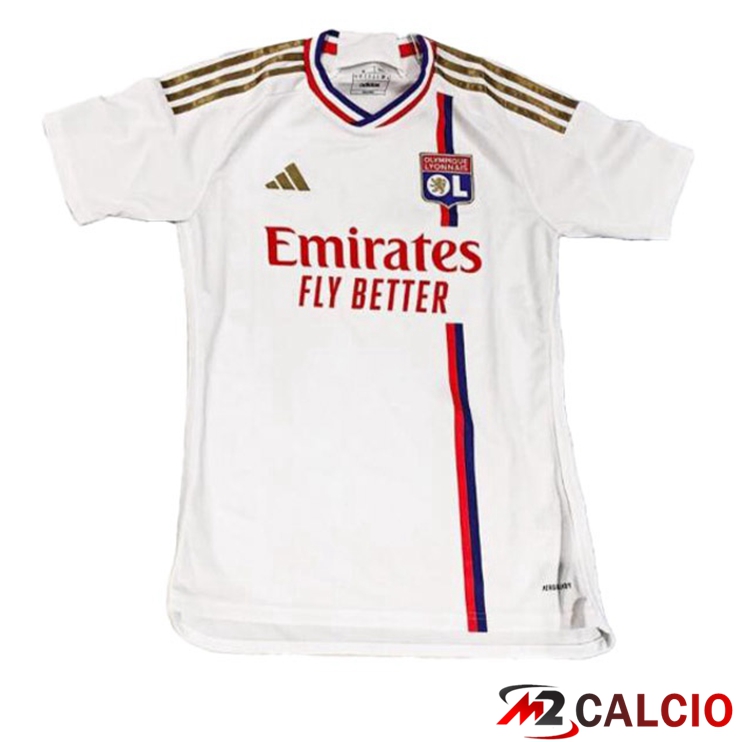 Maglie Calcio Lyon OL Prima Bianco Versione Trapelata 2023/2024