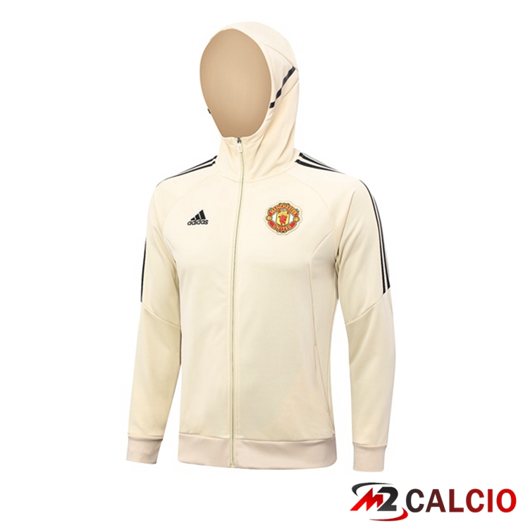 Giacca Con Cappuccio Manchester United Marrone 2023/2024