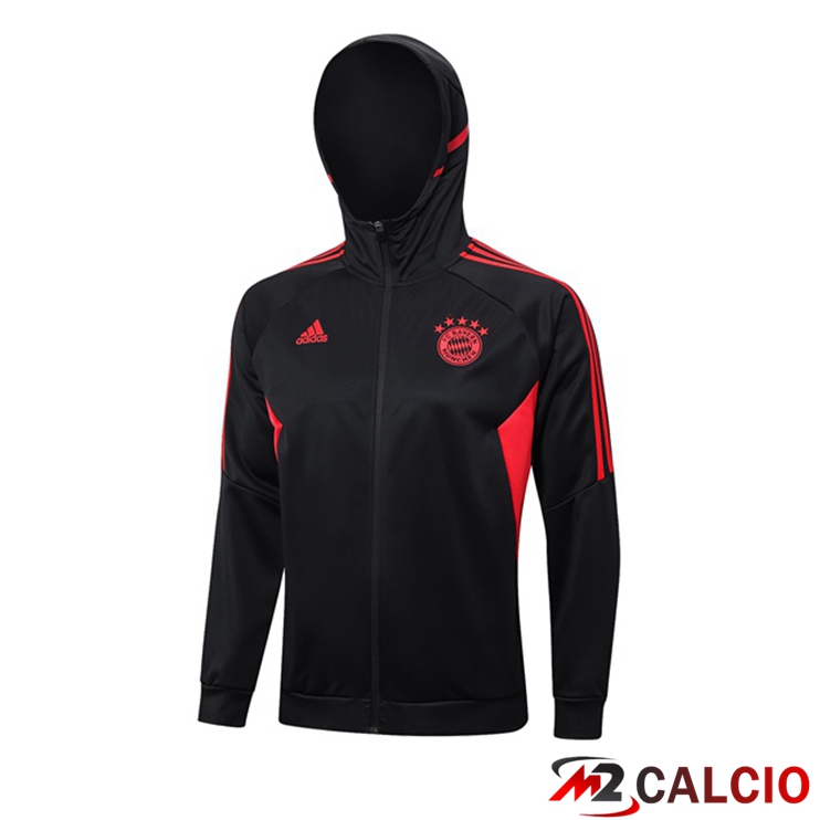 Giacca Con Cappuccio Bayern Monaco Nero 2023/2024