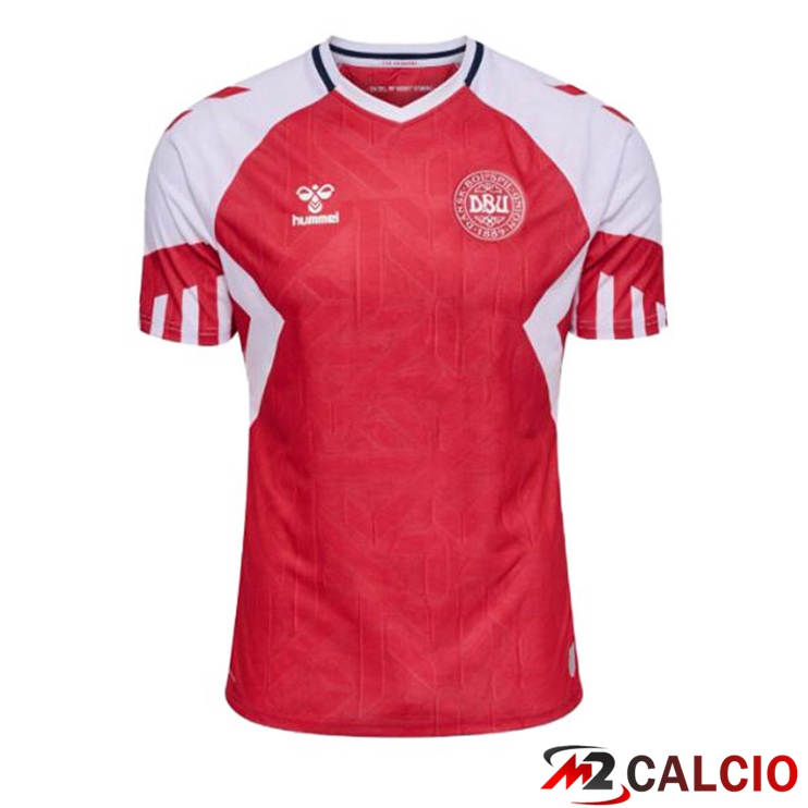 Maglie Calcio Danimarca Prima Rosso 2023/2024