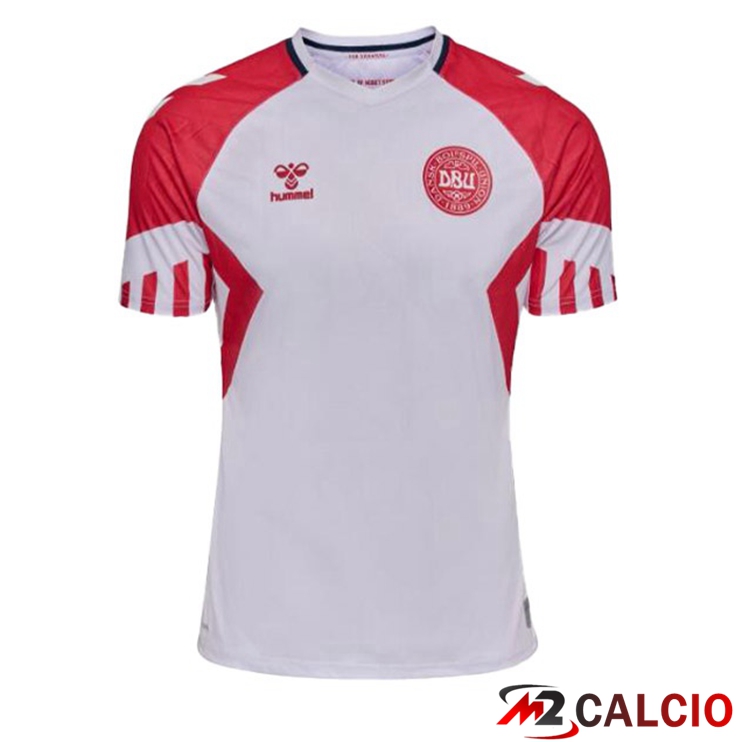 Maglie Calcio Danimarca Seconda Bianco 2023/2024