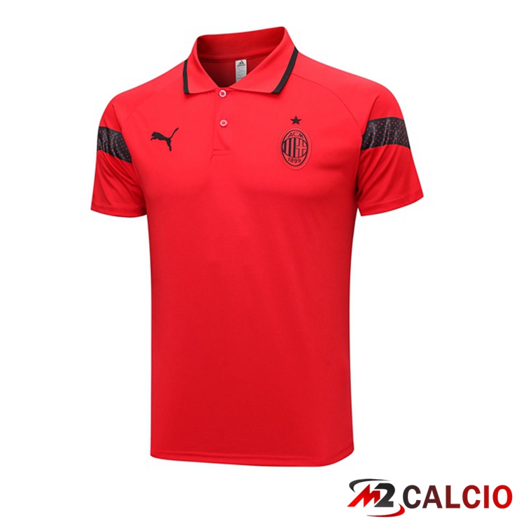 Maglia Polo AC Milan Rosso 2023/2024
