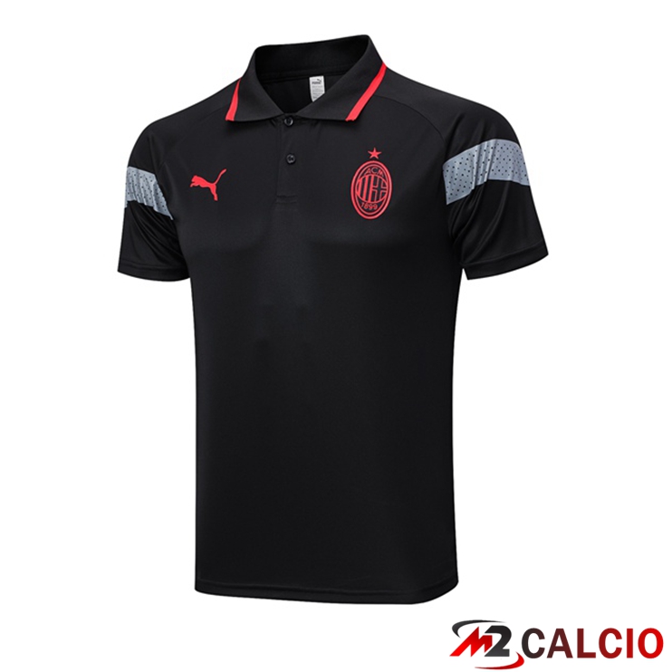 Maglia Polo AC Milan Nero 2023/2024