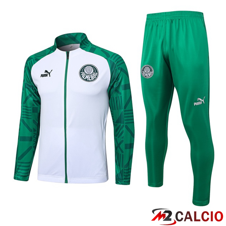 Insieme Tuta Calcio - Giacca Palmeiras Bianco 2023/2024