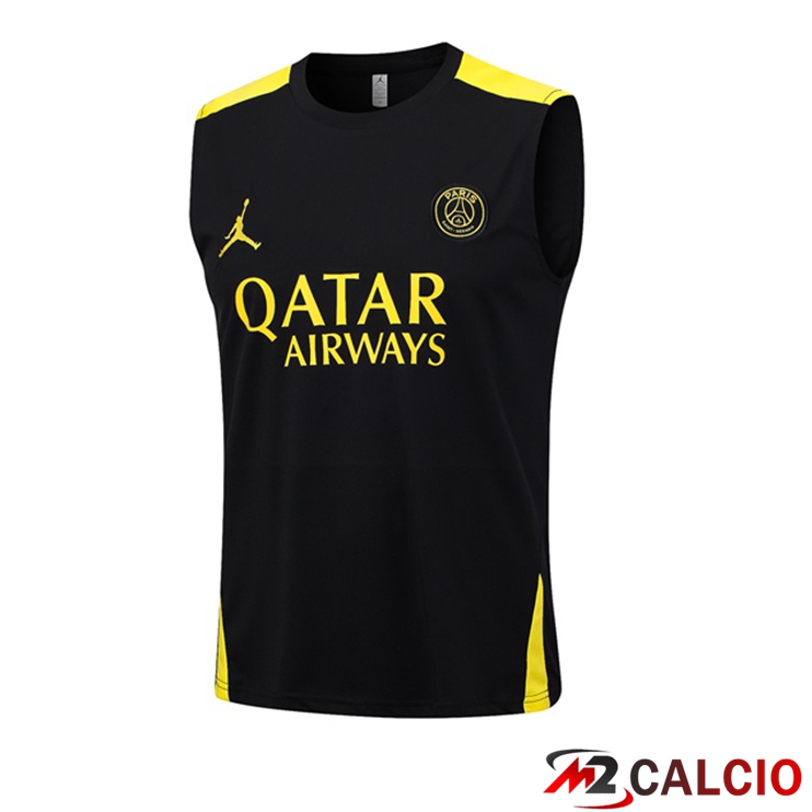 Canotta Calcio Paris PSG Nero 2023/2024