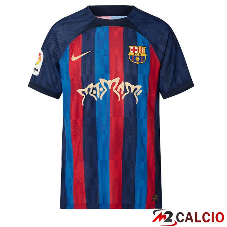 Maglie Calcio FC Barcellona Prima Rosalía Motomami Rosso Blu 2022/2023