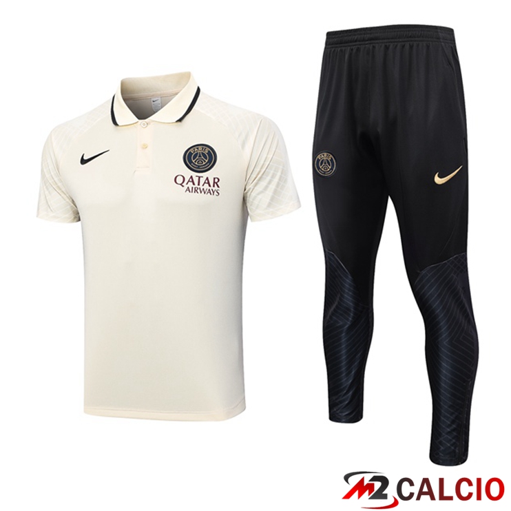Maglia Polo Paris PSG + Pantaloni Marrone 2023/2024