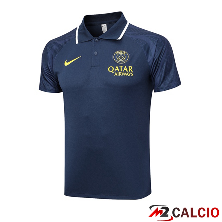 Maglia Polo Paris PSG Blu Reale 2023/2024