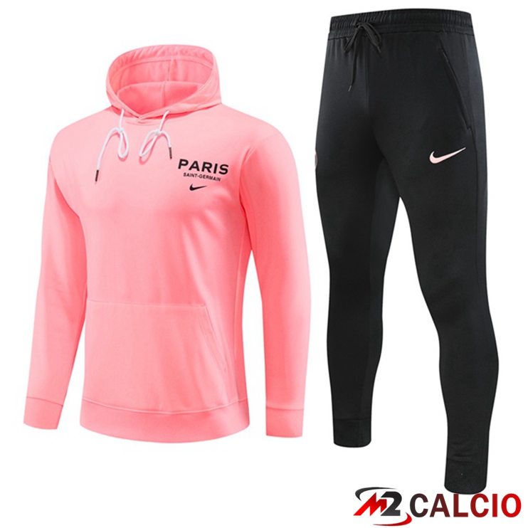 Giacca Con Cappuccio Tuta Paris PSG Rosa 2023/2024