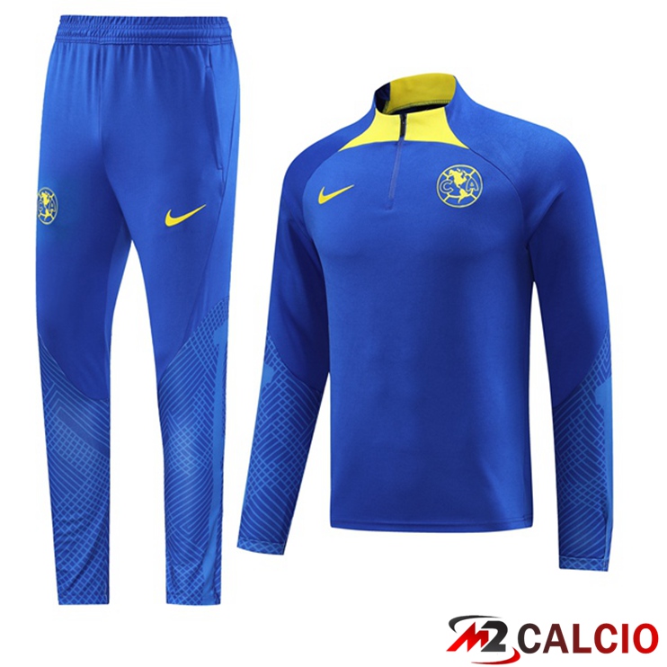 Insieme Tuta Calcio Club America Blu 2023/2024