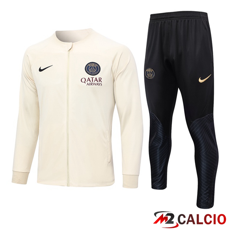 Insieme Tuta Calcio - Giacca Paris PSG Marrone 2023/2024