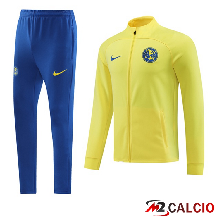 Insieme Tuta Calcio - Giacca Club America Giallo 2023/2024
