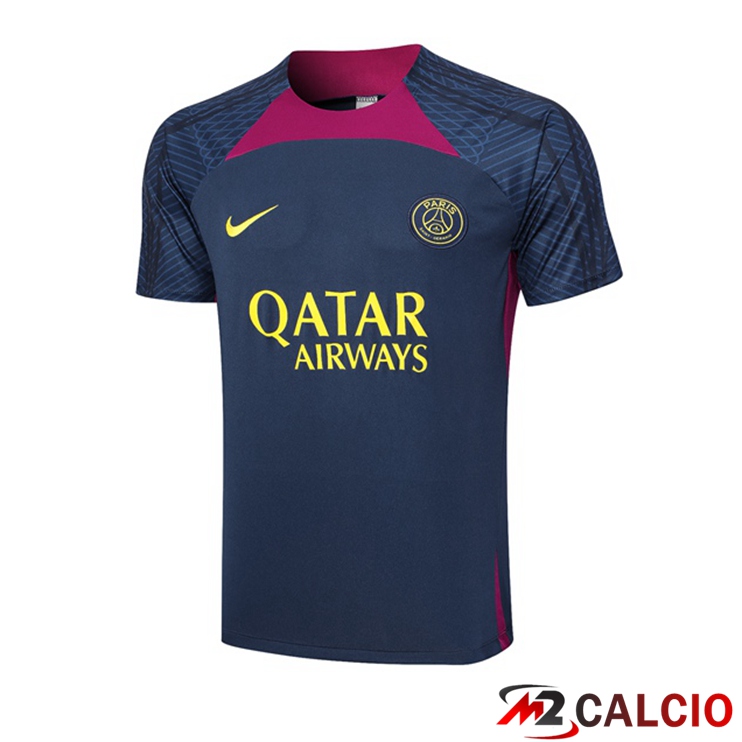 T Shirt Allenamento Paris PSG Blu Reale 2023/2024