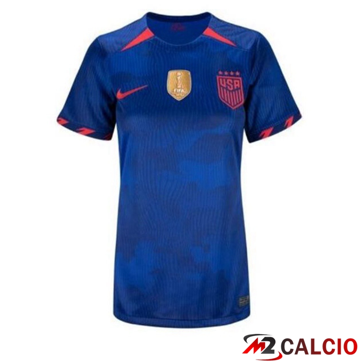 Maglie Calcio USA Donna Seconda Blu 2023/2024