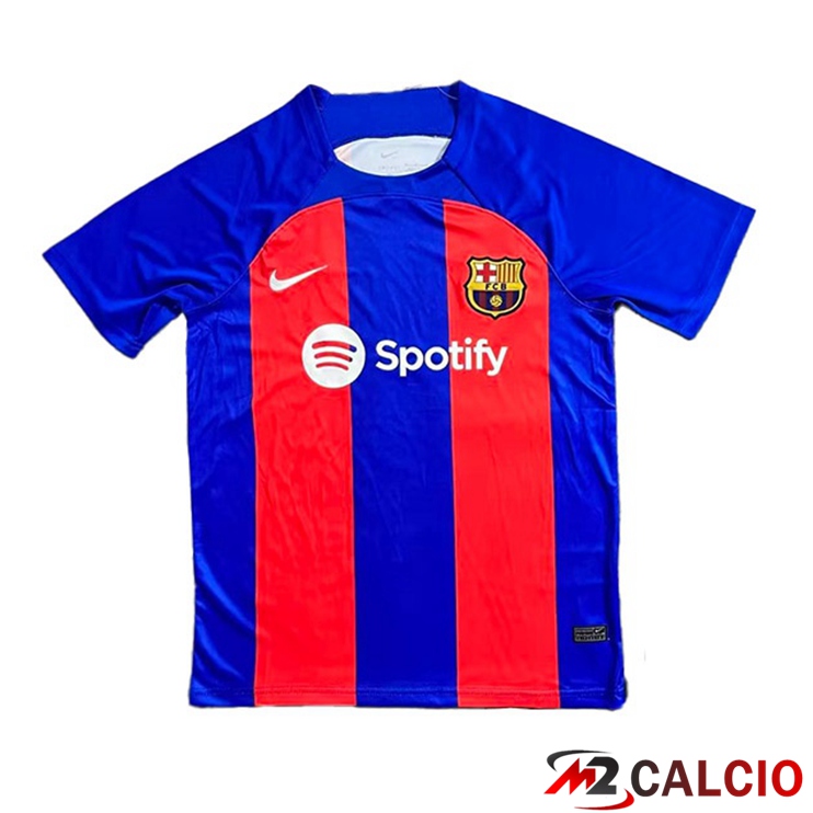 Maglie Calcio FC Barcellona Prima Rosso Blu Versione Trapelata 2023/2024