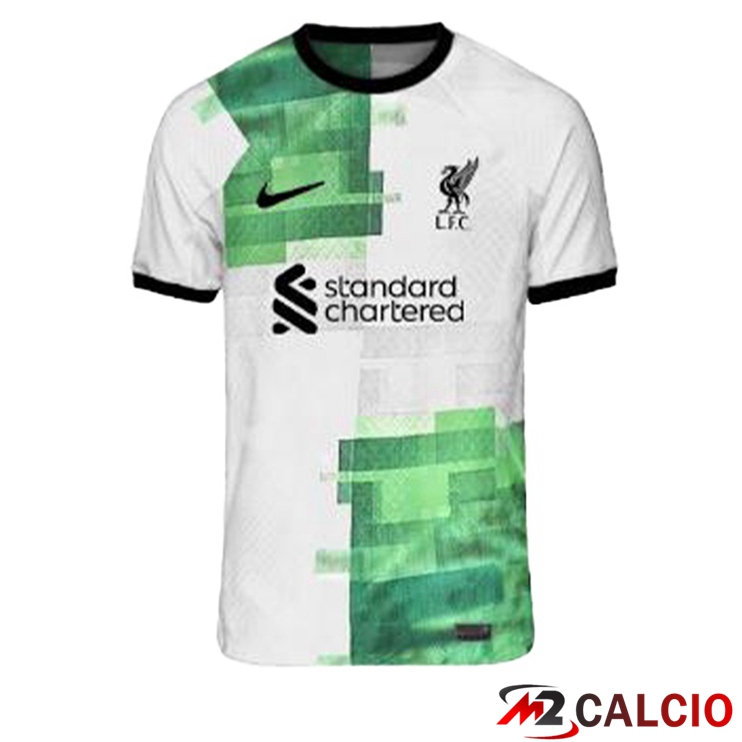 Maglie Calcio FC Liverpool Seconda Bianco Verde Versione Trapelata 2023/2024