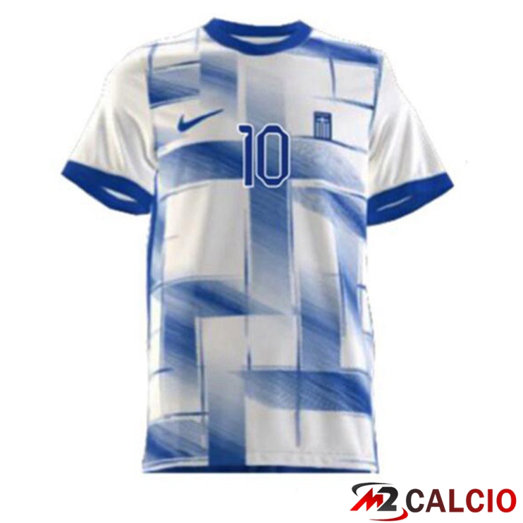 Maglie Calcio Grecia Prima Blu Bianco 2023/2024