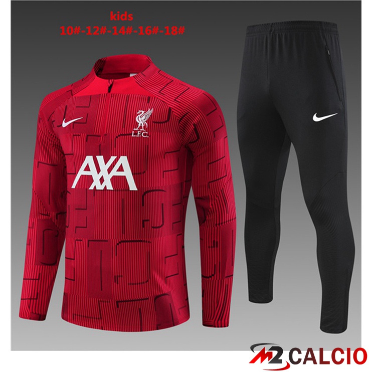 Insieme Tuta Calcio FC Liverpool Bambino Rosso 2023/2024