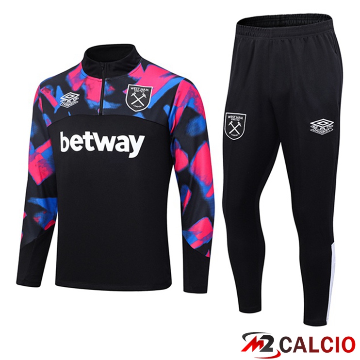 Insieme Tuta Calcio West Ham Nero 2023/2024