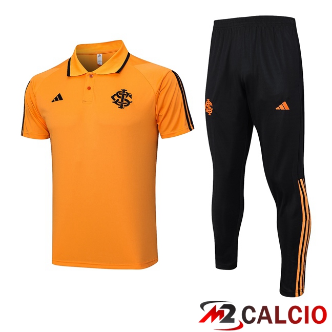 Maglia Polo SC Internacional + Pantaloni Arancia 2023/2024
