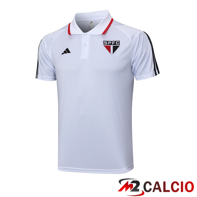 Maglia Polo Sao Paulo FC Bianco 2023/2024