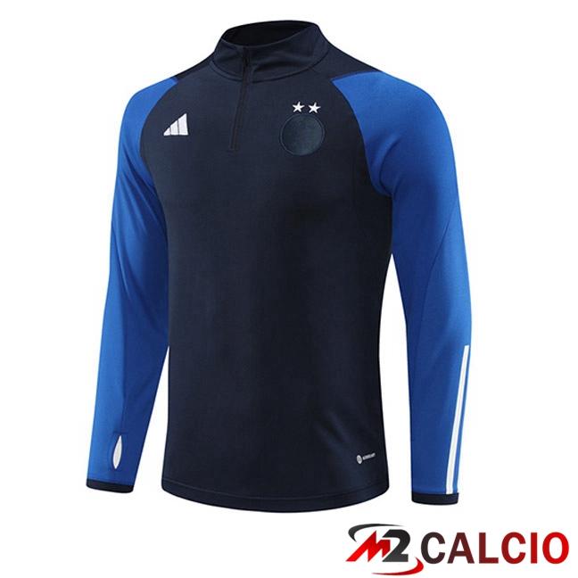 Felpa Allenamento Algeria Blu Reale 2023/2024