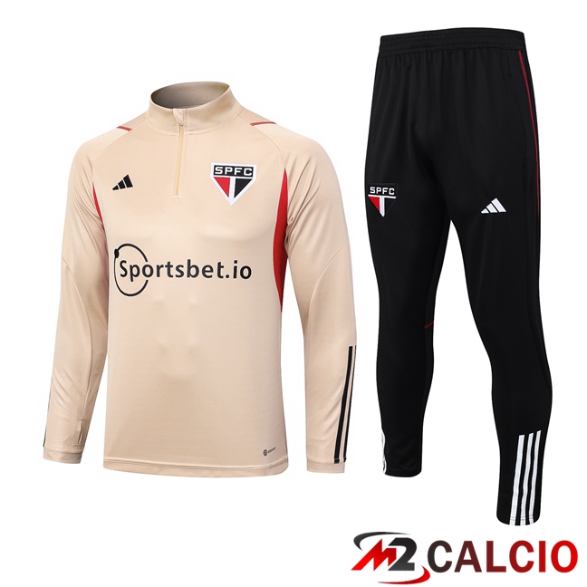 Insieme Tuta Calcio Sao Paulo FC Marrone 2023/2024