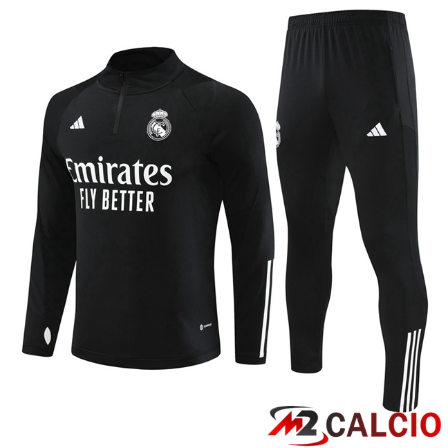 Insieme Tuta Calcio Real Madrid Nero 2023/2024