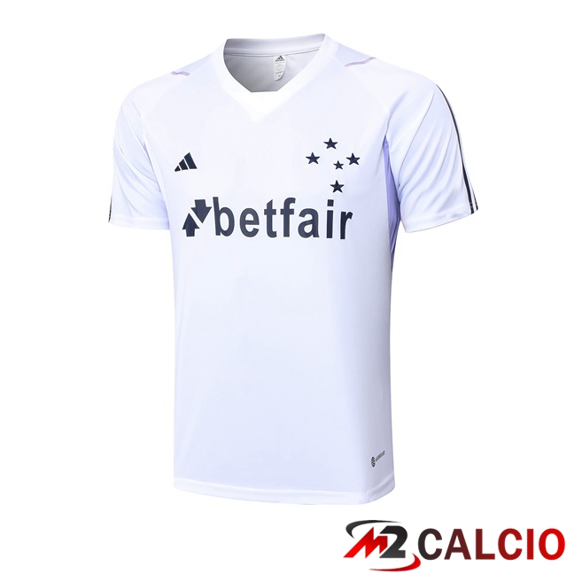 T Shirt Allenamento Cruzeiro EC Bianco 2023/2024