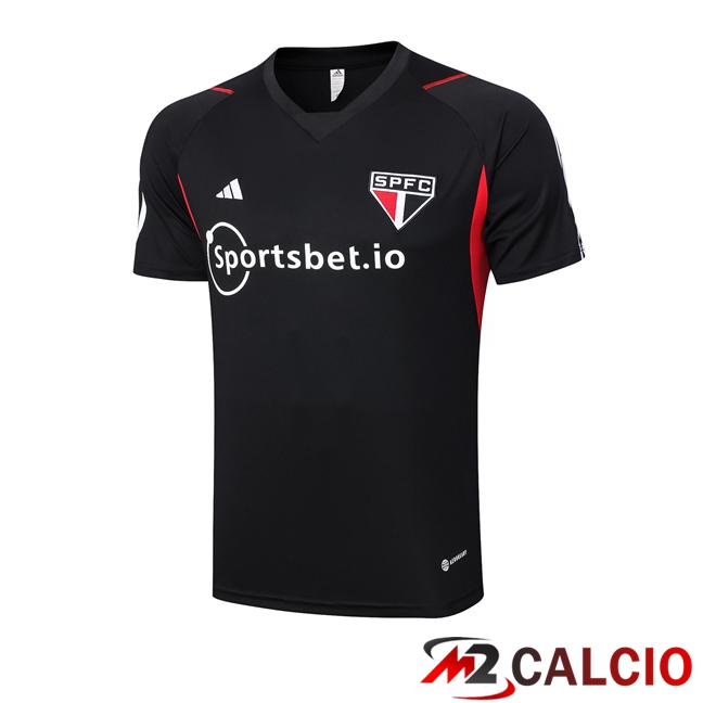 T Shirt Allenamento Sao Paulo FC Nero 2023/2024