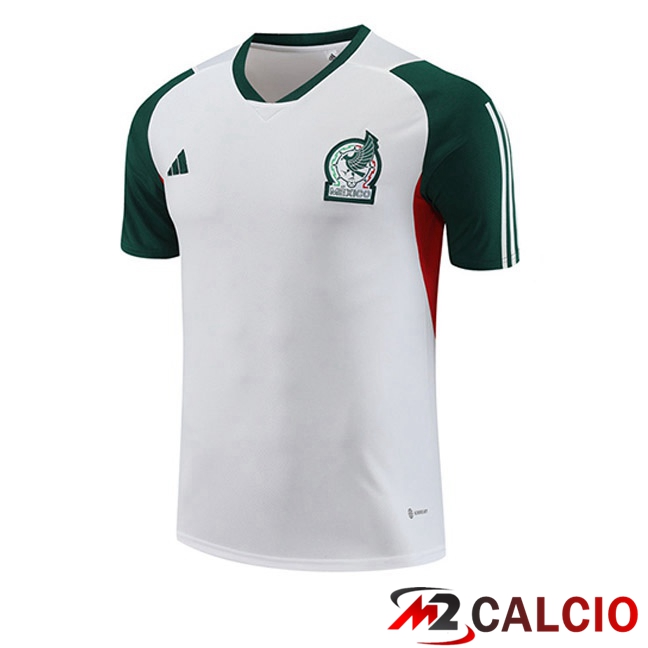 T Shirt Allenamento Messico Bianco 2023/2024