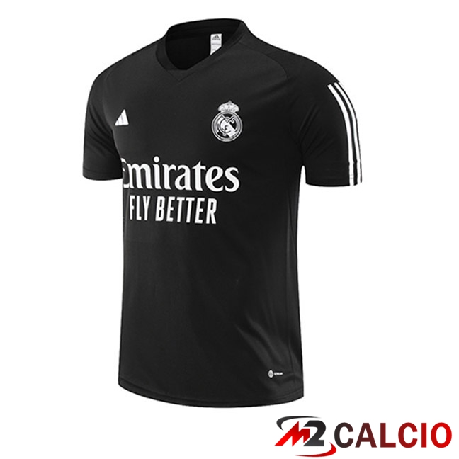 T Shirt Allenamento Real Madrid Nero 2023/2024