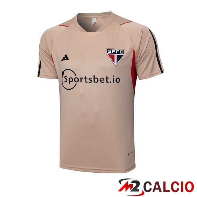 T Shirt Allenamento Sao Paulo FC Marrone 2023/2024