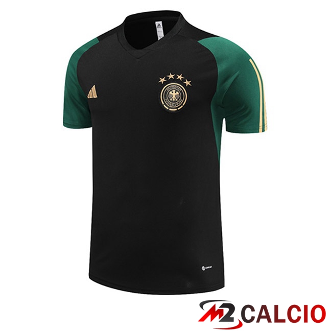 T Shirt Allenamento Germania Nero 2023/2024