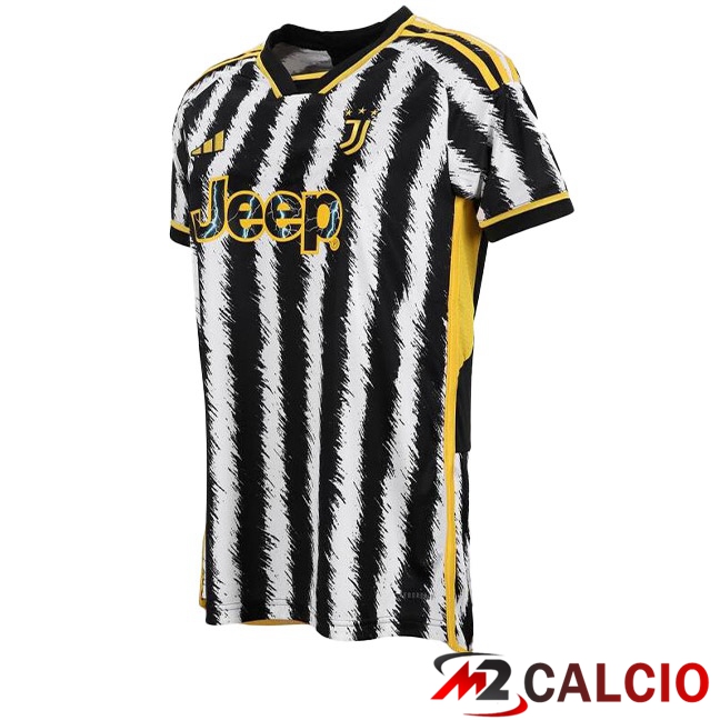 Maglie Calcio Juventus Donna Prima Nero Bianco 2023/2024