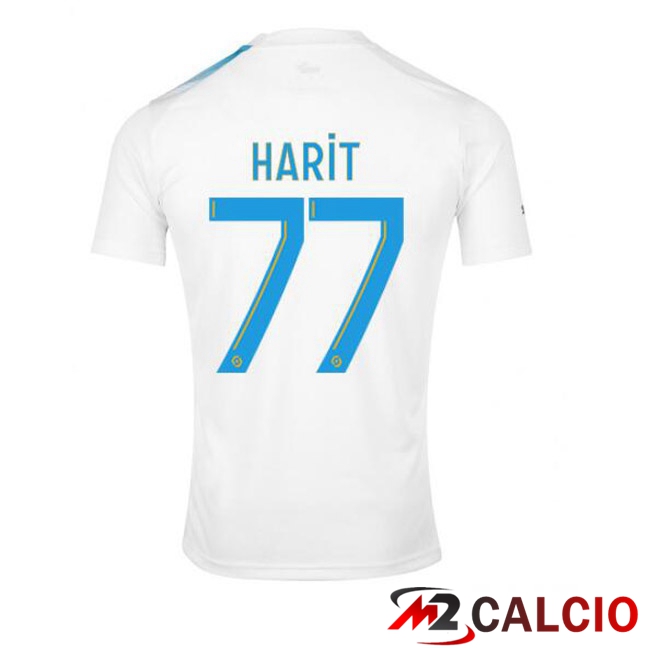Maglie Calcio Marsiglia OM (HARIT 77) Edizione 30°Anniversario Bianco Blu 2022/2023