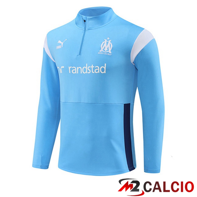 Felpa Allenamento Marsiglia OM Blu 2023/2024