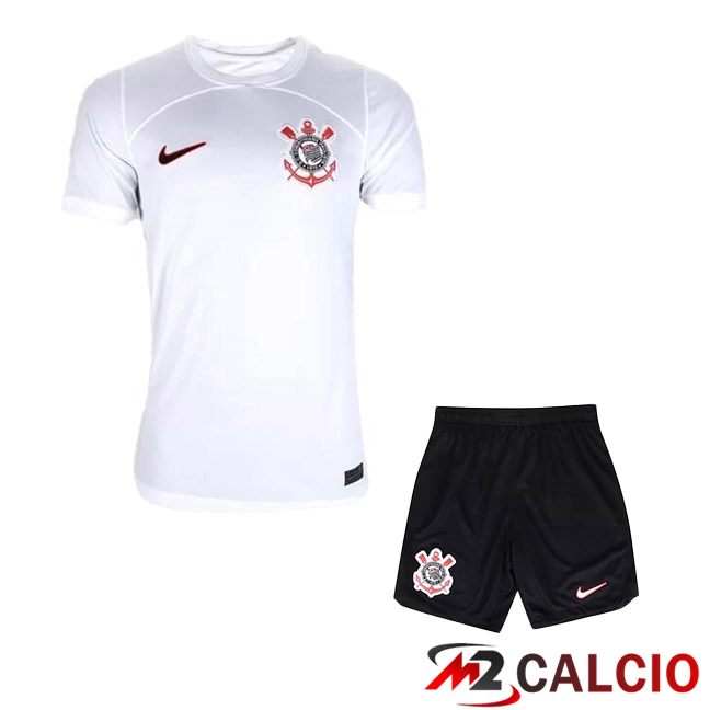 Maglie Calcio Corinthians Bambino Prima Bianco 2023/2024